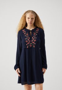 Vero Moda - VMMINA SHORT DRESS  - Day dress - navy Thumbnail Image 1