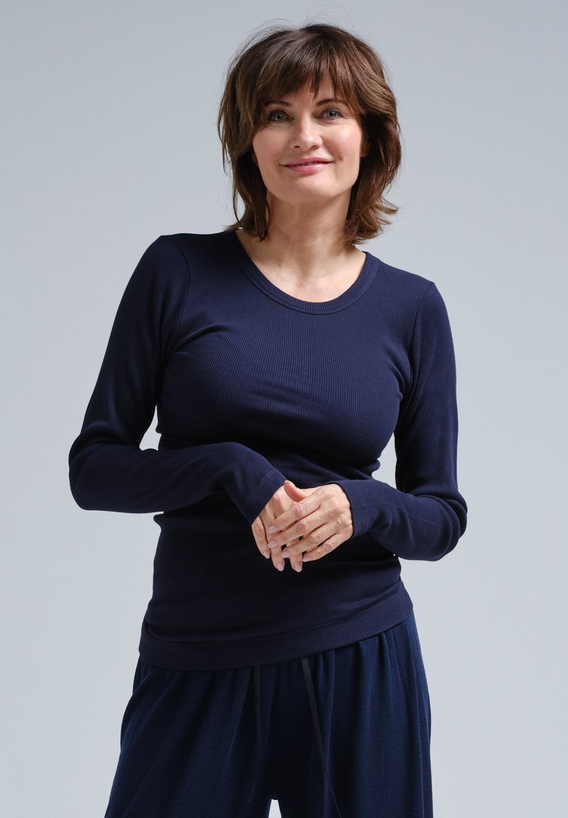 Seamless Basic ALLURE - Top dugih rukava - night sky