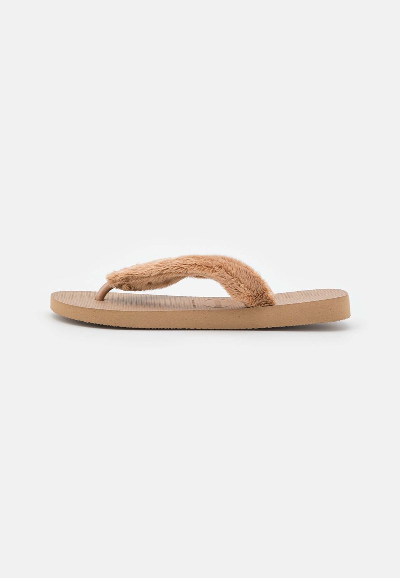 Havaianas TOP HOME FLUFFY - Pantofole - rose gold