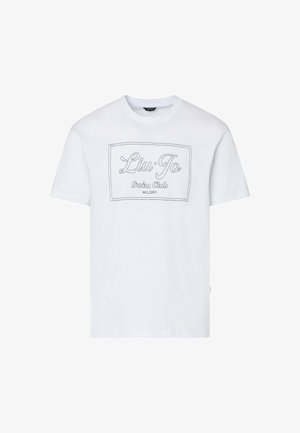LIU JO, LIU JO T-SHIRT WITH EMBROIDERED LOGO - T-Shirt print - p