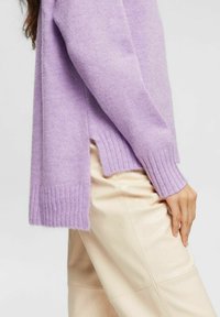 Esprit ROLLKRAGEN IN MOULINÉ - Jumper - lilac
