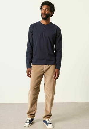 FatFace, LONG SLEEVE HENLEY T-SHIRT 3 PACK - Langarmshirt - navy green burgundy