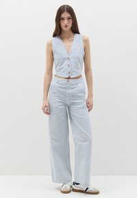 B.ANGEL STRIPED - Bodywarmer - white blue