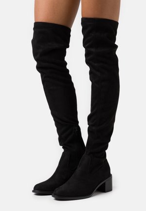 Anna Field Overknees - black
