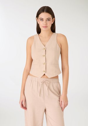 UNITA CON SCOLLO A V - Smanicato - beige chiaro