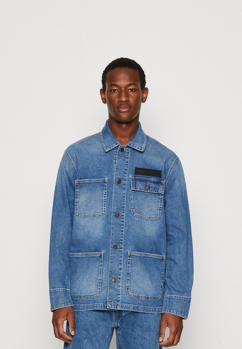 Replay - JACKET - Spijkerjas - blue denim, Vergroten