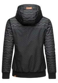 Ragwear NUGGIE ZIG ZAG INTL - Winterjacke - black chevron
