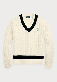 EMBROIDERED CRICKET JUMPER - Pulover - cream combo