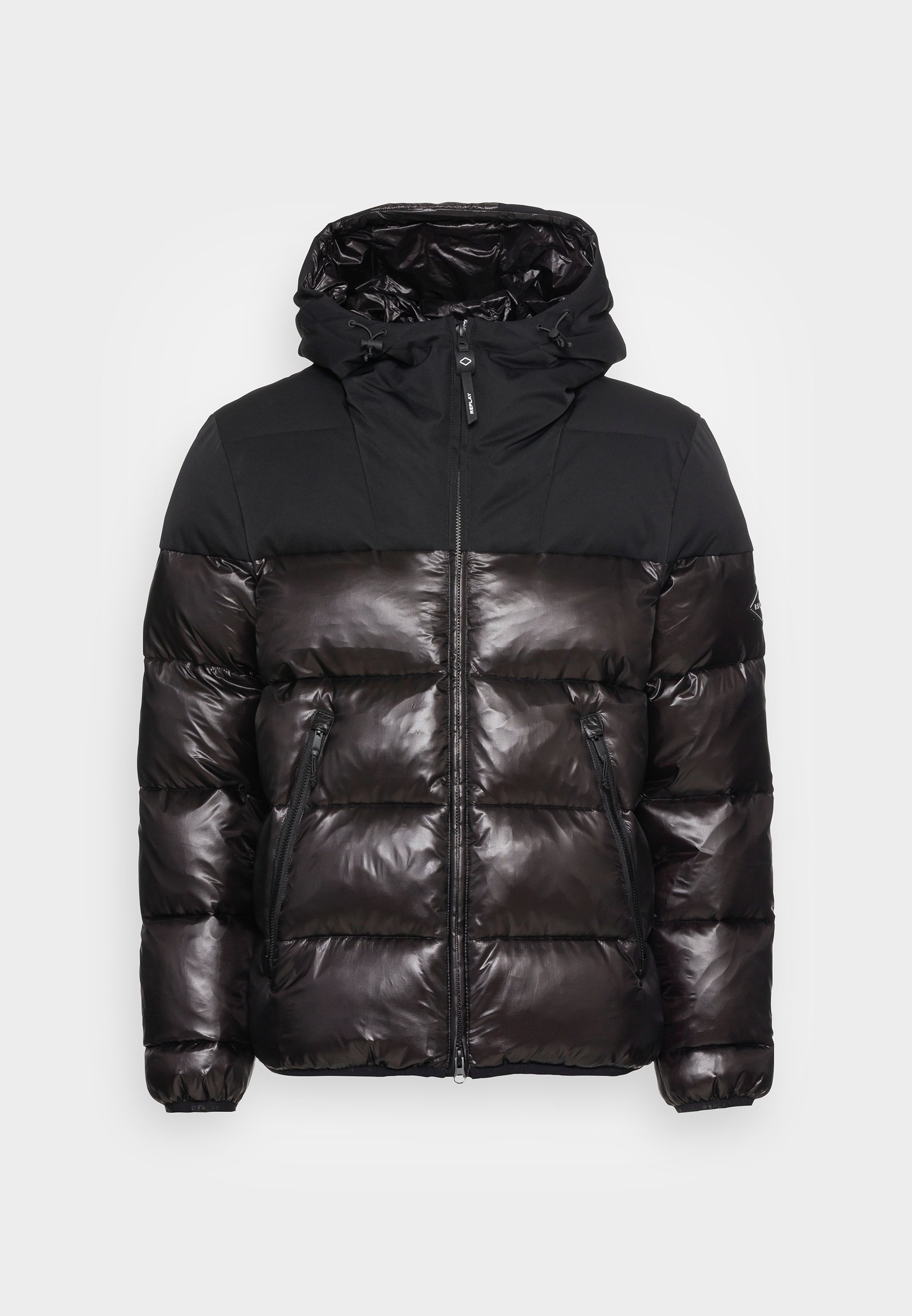 wattierte jacke replay jacke schwarz