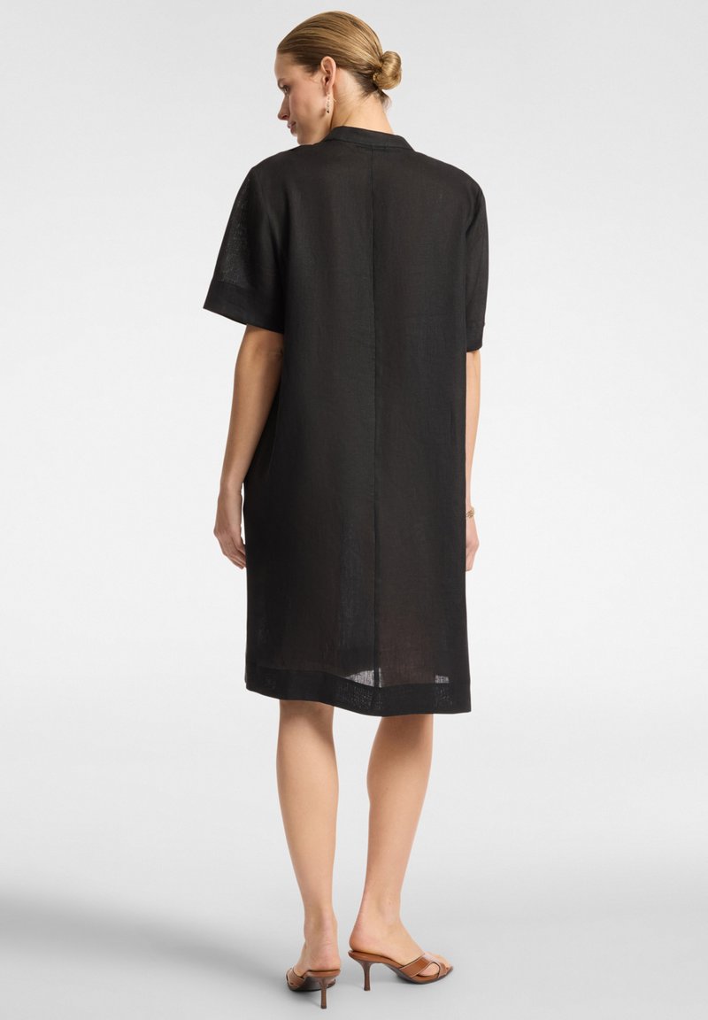 Abiti Camicia Di Lino Matrimonio Camicia Vestito Nero Di Lino