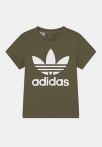 Não selecionado, focus olive/white