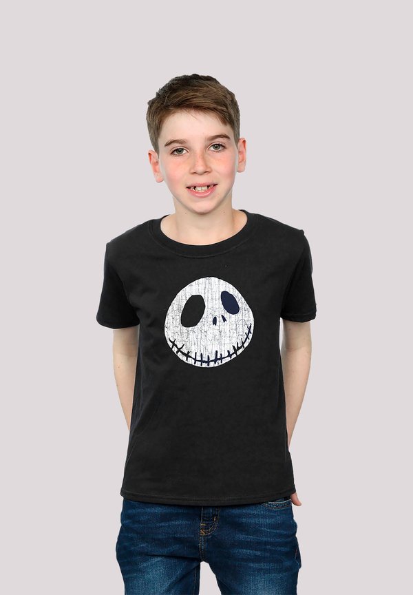 DISNEY THE NIGHTMARE BEFORE CHRISTMAS JACK CRACKED FACE - PREMIU - T-Shirt print