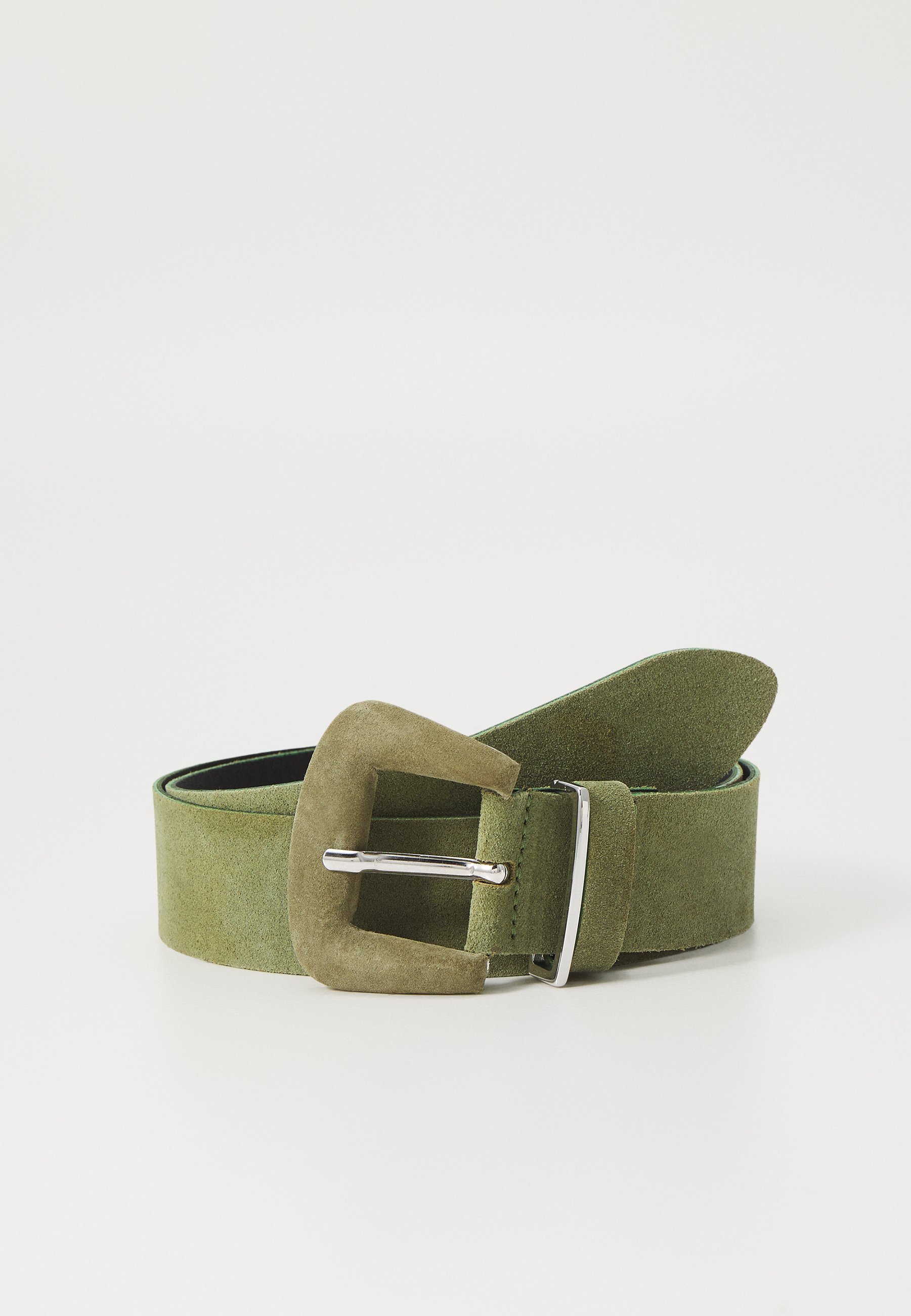 Vanzetti LEATHER Belt olive Zalando