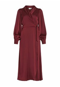 VILA RAVENNA ANKLE WRAP DRESS - Robe de soirée - cabernet/rouge foncé ...