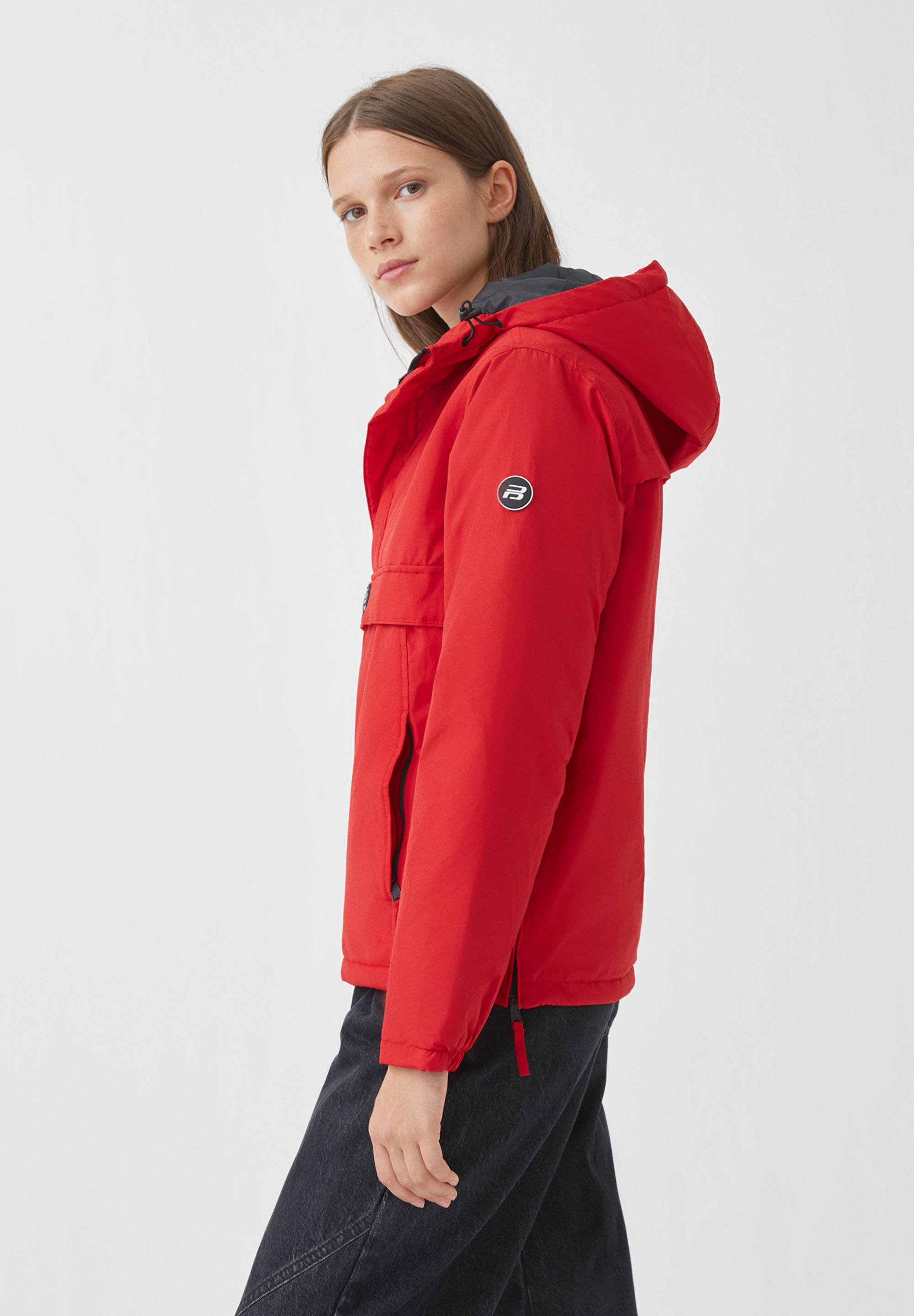 waterfall jacket with sleeves