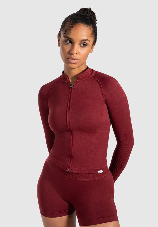 REVIA - Trainingsjacke - bordeaux