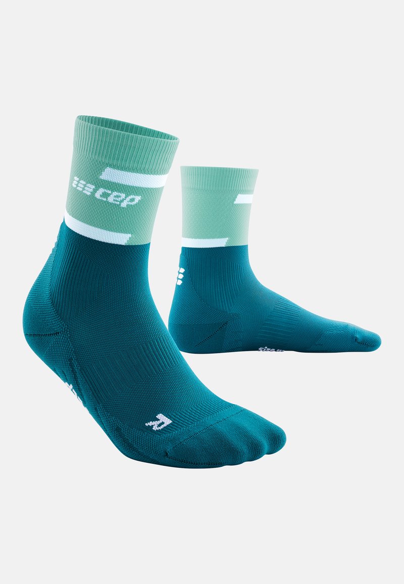 Herren Unterhosen | CEP COMPRESSION MID CUT SOCKS THE RUN Sportsocken ocean petrol/petrol - XK32996 Herren Unterhosen | CEP COMPRESSION MID CUT SOCKS THE RUN Sportsocken ocean petrol/petrol - XK32996