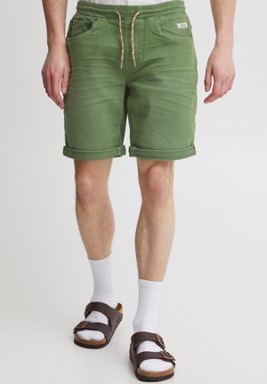 BHJOGG REGULAR FIT - Džinsa auduma šorti - dill