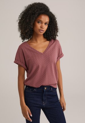 WE Fashion T-shirt print - old rose