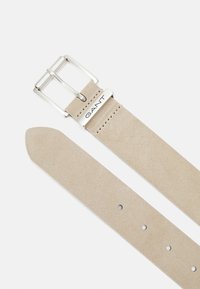 GANT LOGO BELT UNISEX - Josta - concrete beige
