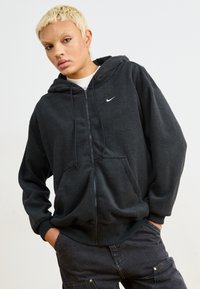 Nike Sportswear Zip-up sweatshirt - black sail