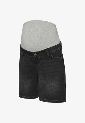 MAMALICIOUS, Denim Regular Fit Mid rise 5-Pocket - Jeans Shorts - black denim
