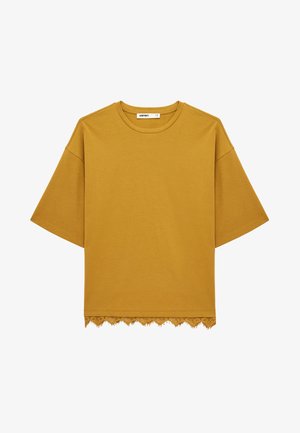 Koton, T-shirt con stampa - mustard yellow
