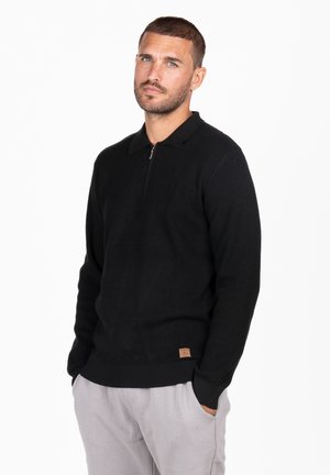 Strickpullover - black