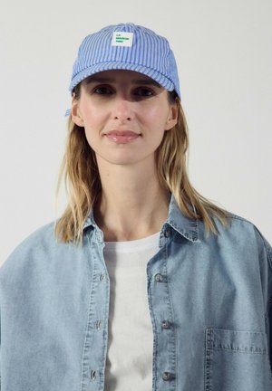 American Vintage, CASQUETTE ZATYBAY - Šiltovka - rayures aqua