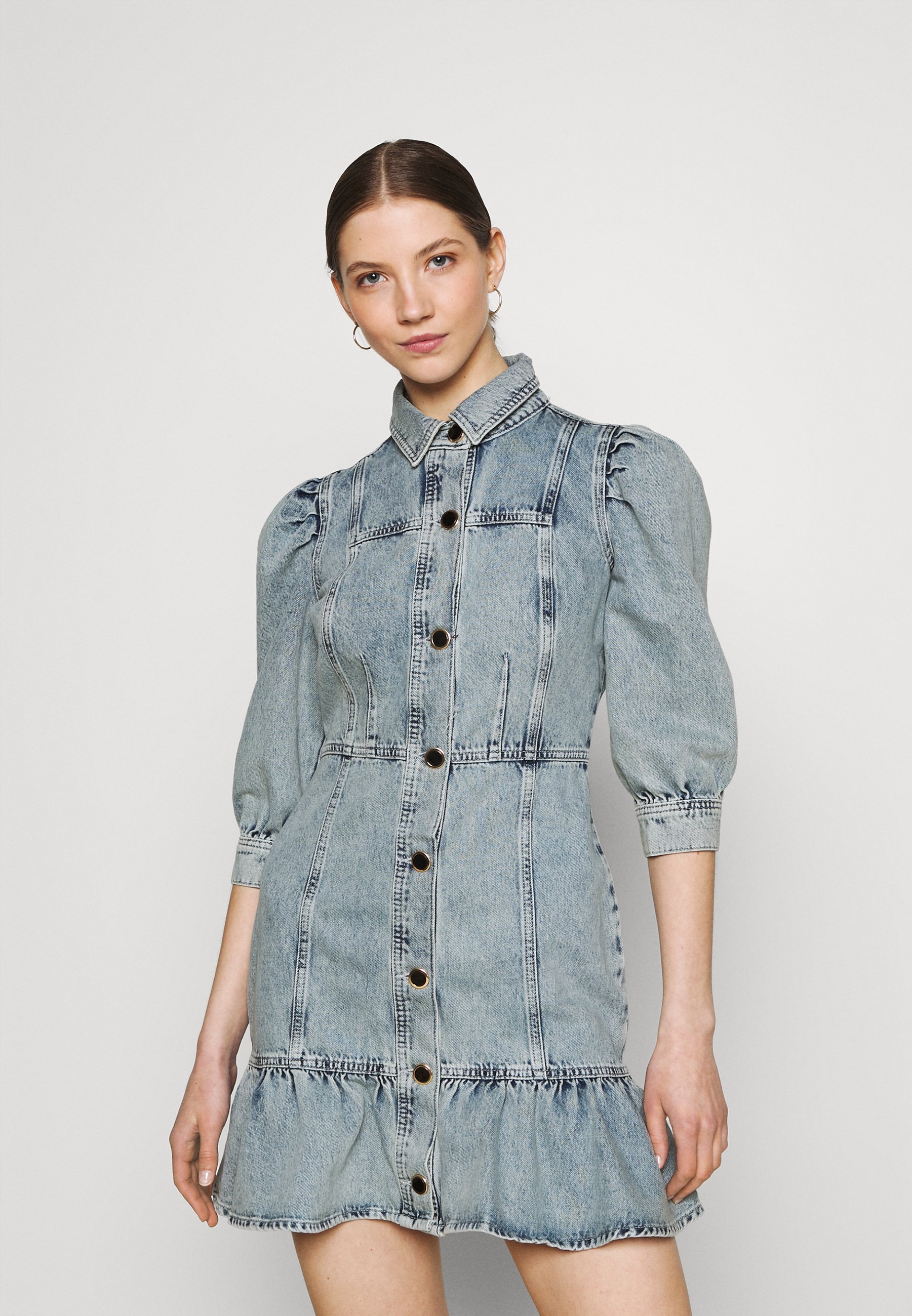 River Island Denim dress - denim light 