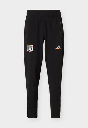 adidas Performance, OLYMPIQUE LYON TIRO TRAVEL PANTS - Equipación de clubes - black