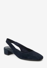 Next COMFORT SLINGBACK LOW BLOCK HEELS - Pumps - navy