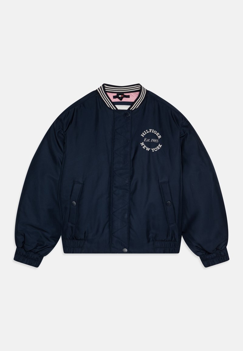 Tommy Hilfiger - VARSITY - Bombertakki - dark night navy, Suurenna