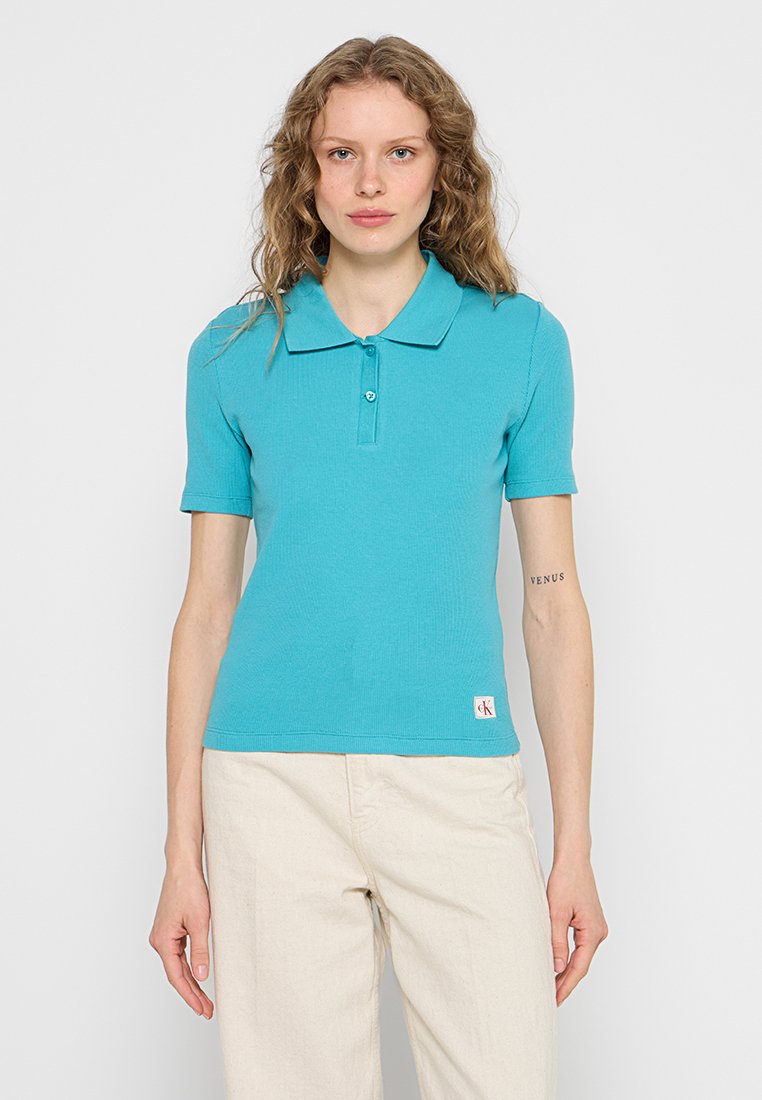 Calvin Klein Jeans Poloshirt petrol Calvin Klein Jeans Poloshirt petrol