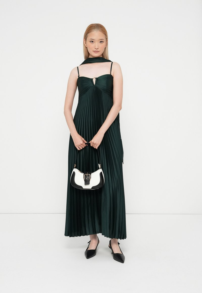 giselle green dress Giselle Strappy Pencil Cut Midi Dress with Flowers on Neckline (Sage G –  Zoo Label