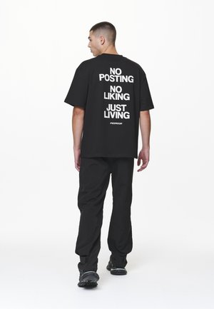 DEVON OVERSIZED TEE - Majica kratkih rukava s printom - black