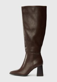 Stivali con i tacchi - dark brown