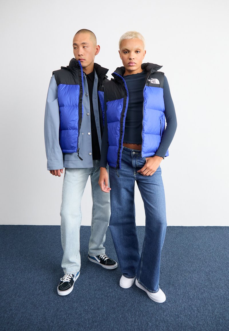 The North Face RETRO NUPTSE VEST UNISEX - Waistcoat - blue 