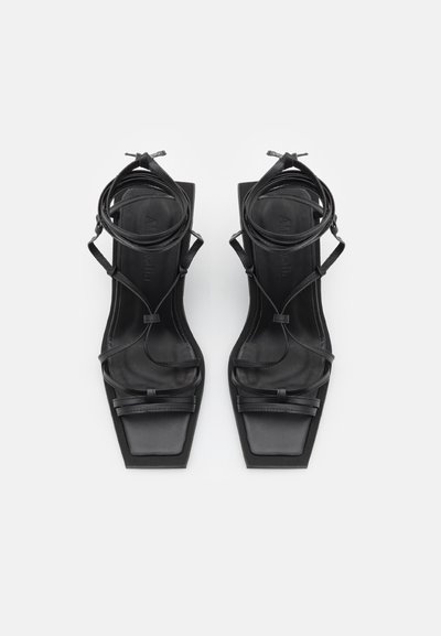 Ahluwalia WEDGE - Ψηλοτάκουνα πέδιλα - black