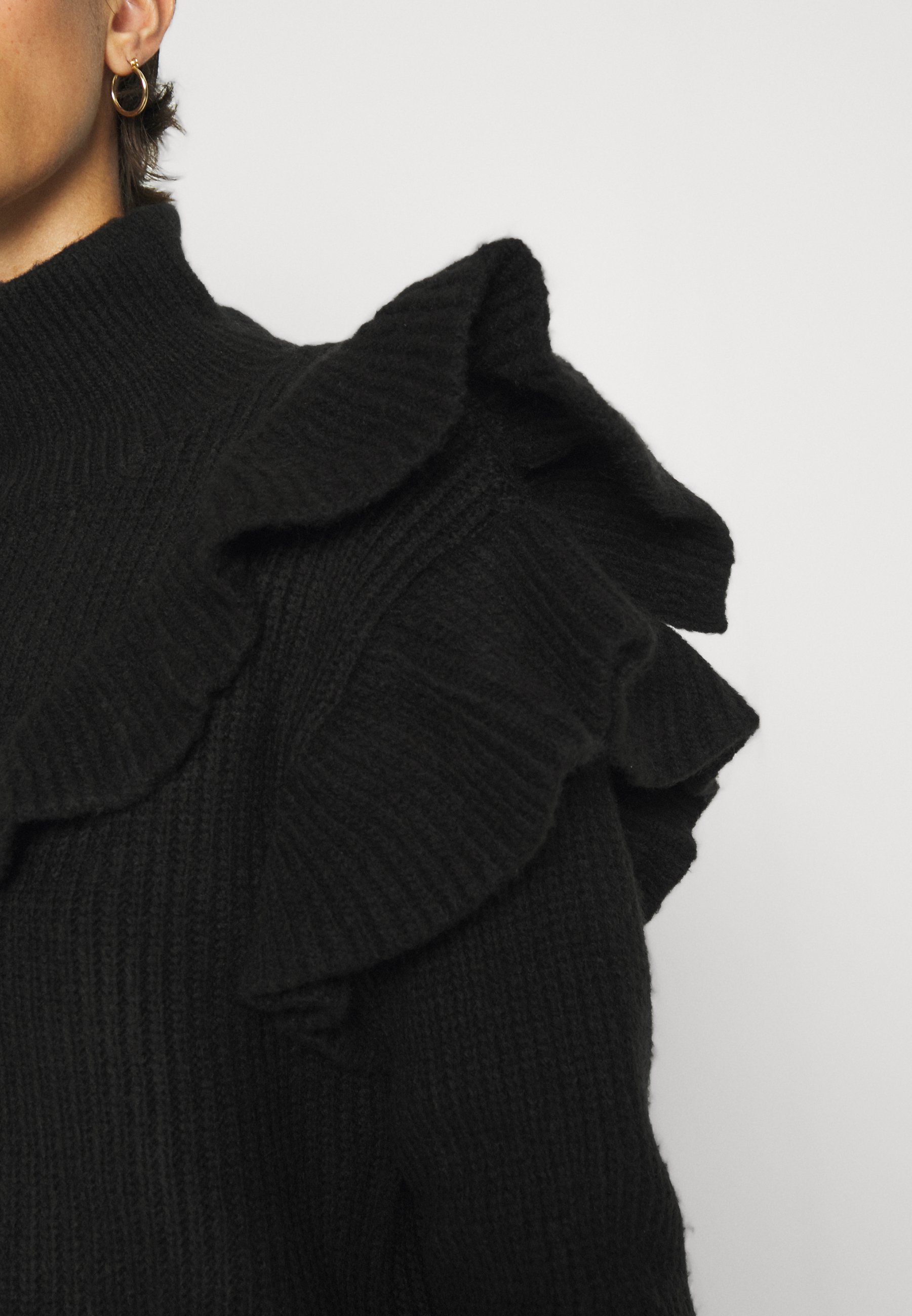 Glamorous Tall ROLLNECK CROPPED RUFFLE 