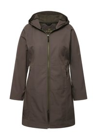 FUNKTION KAPUZE LANGARM - Halflange jas - loden green