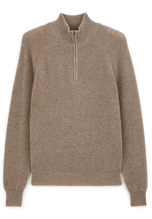 Rodier HALF-ZIPPED   - Strickpullover - taupe