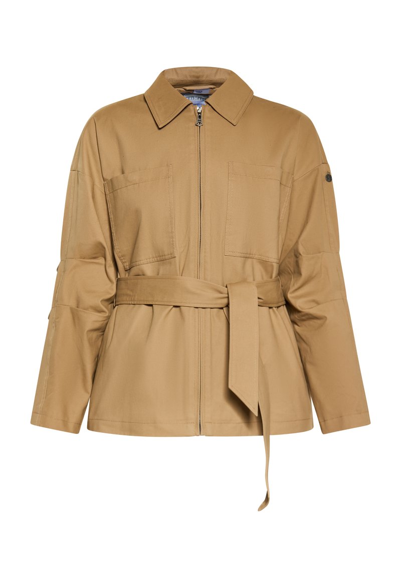 dreimaster Lichte jas zandkleur