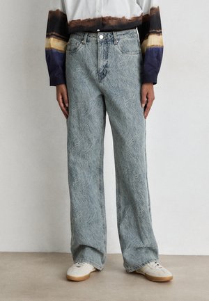 Pernera ancha - light-blue denim