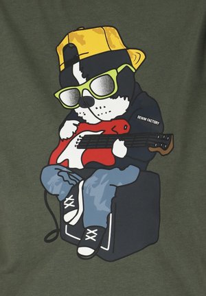 Denim Factory, SAN DIEGO TEE B JR - T-Shirt print - olive