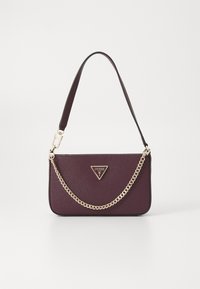 NOELLE MINI TOP ZIP SHOULDER - Handtasche - aubergine