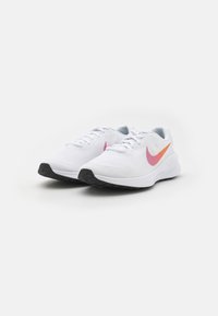 Nike Performance REVOLUTION 7 - Laufschuh Straße - white/hyper crimson/beyond pink/black