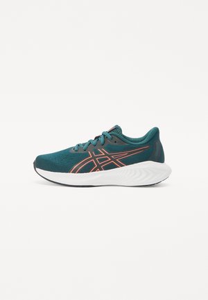 GEL CUMULUS 26 UNISEX - Løpesko for vei - saxon green/coral reef