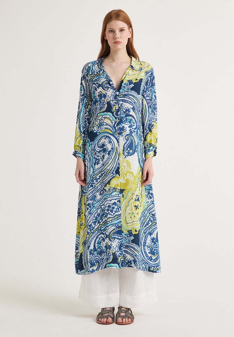Maliparmi ARABESQUE PRINT - Robe chemise - blue