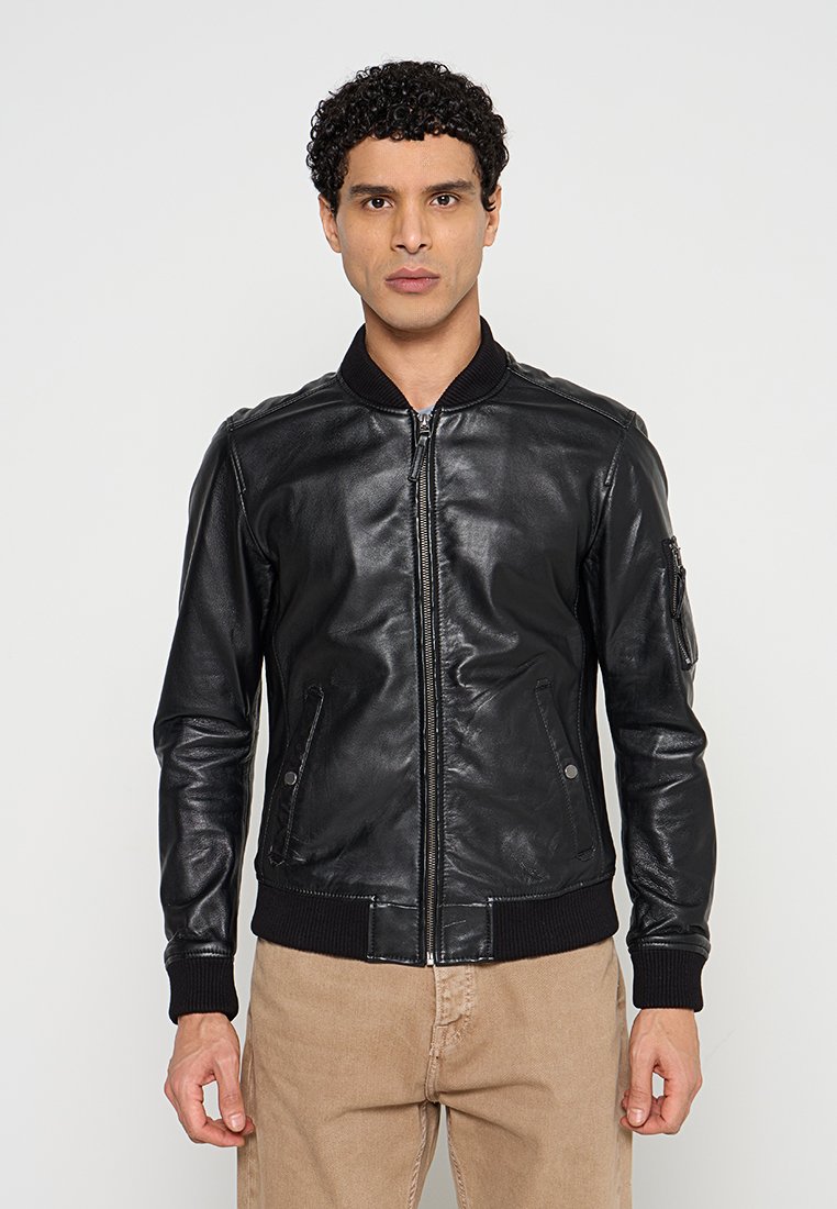 Oakwood Leren jas zwart Oakwood Leren jas zwart
